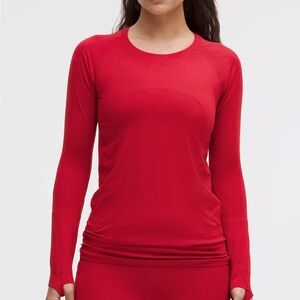 Lululemon Swiftly Tech Long-Sleeve | Size 6 | Red